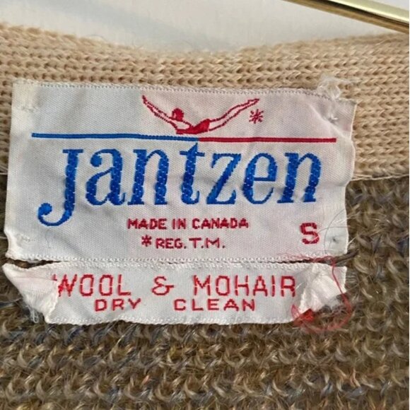 Vintage Jantzen Wool & Mohair Cardigan – Men’s S (Fits up to Women’s L) - Picture 6 of 12
